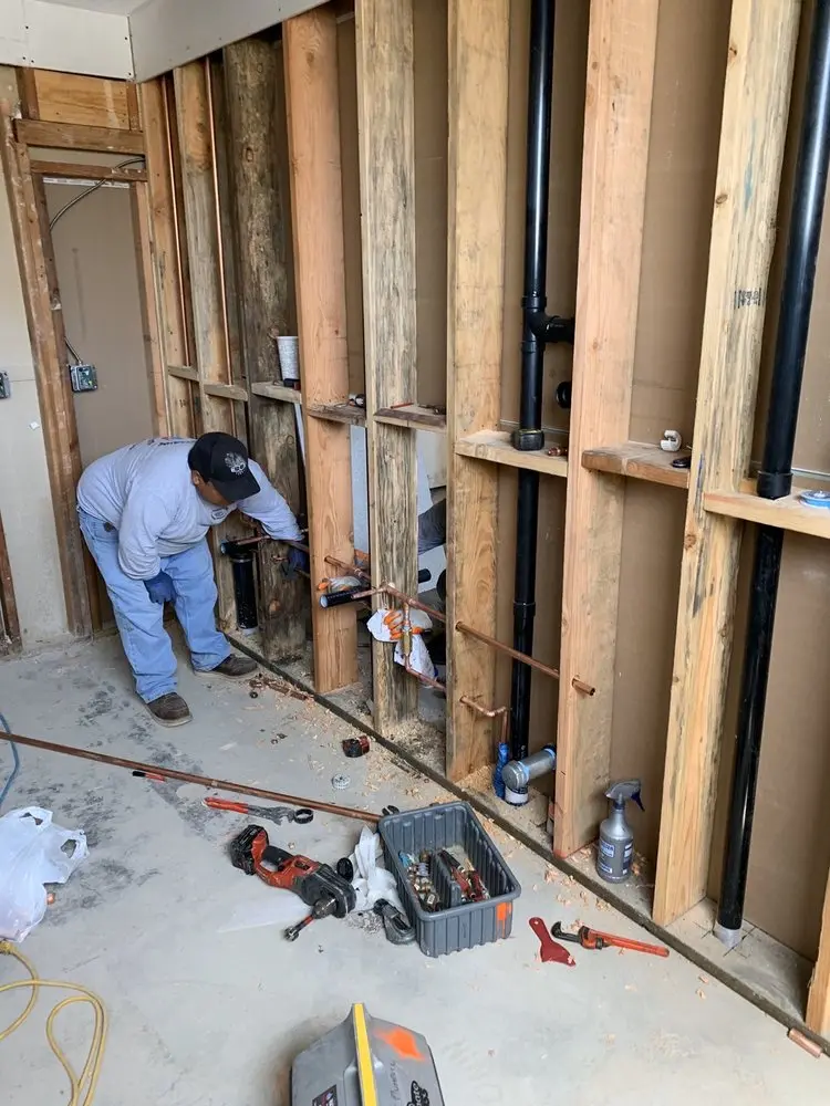 Commercial rough-in plumbing for Commercial Plumbing in Marblehead Coastal